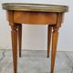 Antique Louis xvi style white marble hot water bottle coffee table