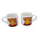 Set of 2 mugs or cups décor monkey design jane foster by make international 2016