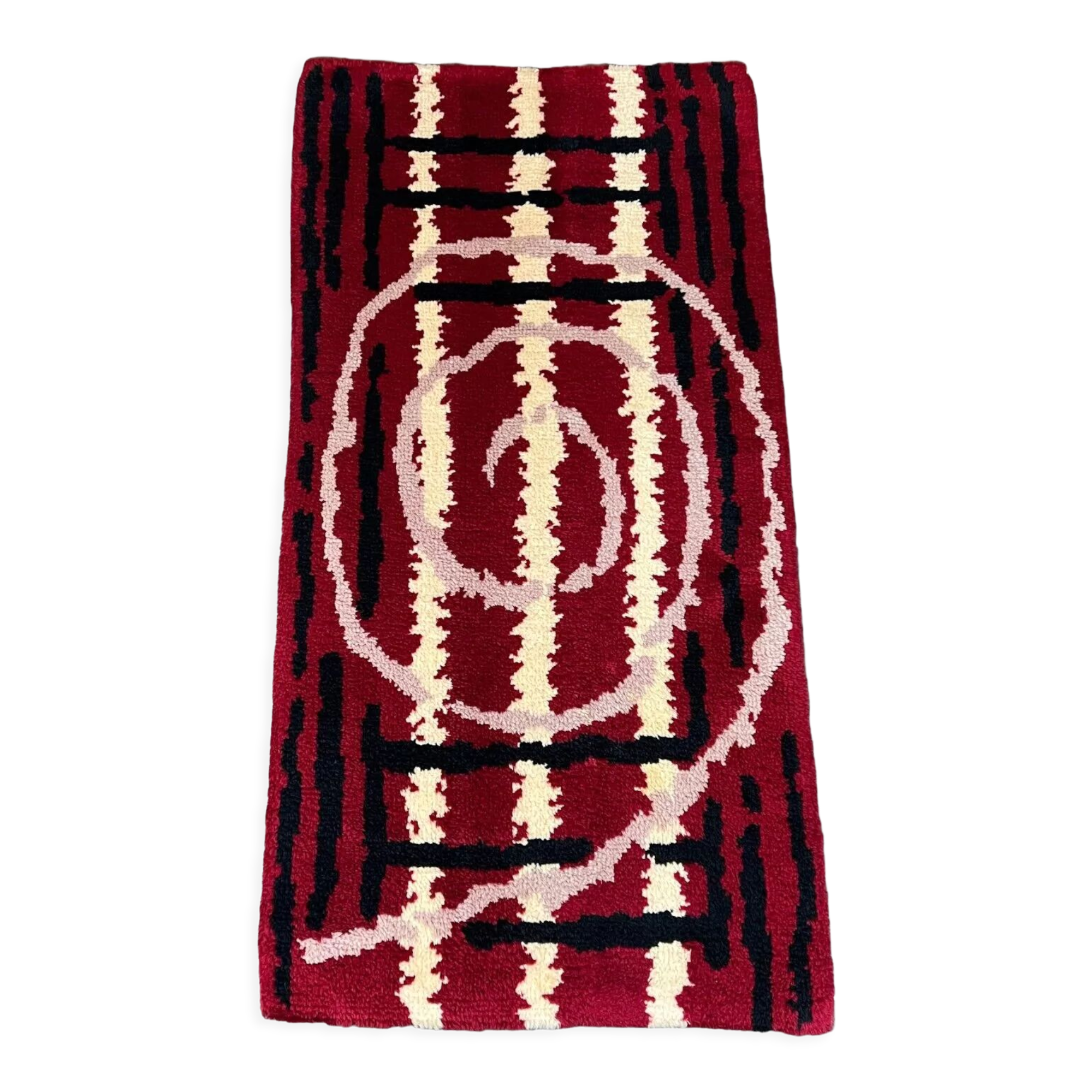 Rug danish design 60s 70s 90x180cm