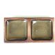 Empty stonescape pocket by Pierre Digan, green enamel, 60s