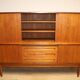 Enfilade haute scandinave édition Samcom en teck, 1960