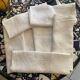 7 MS Monogram Damask Cotton Napkins