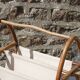 Porte revue rotin et jute