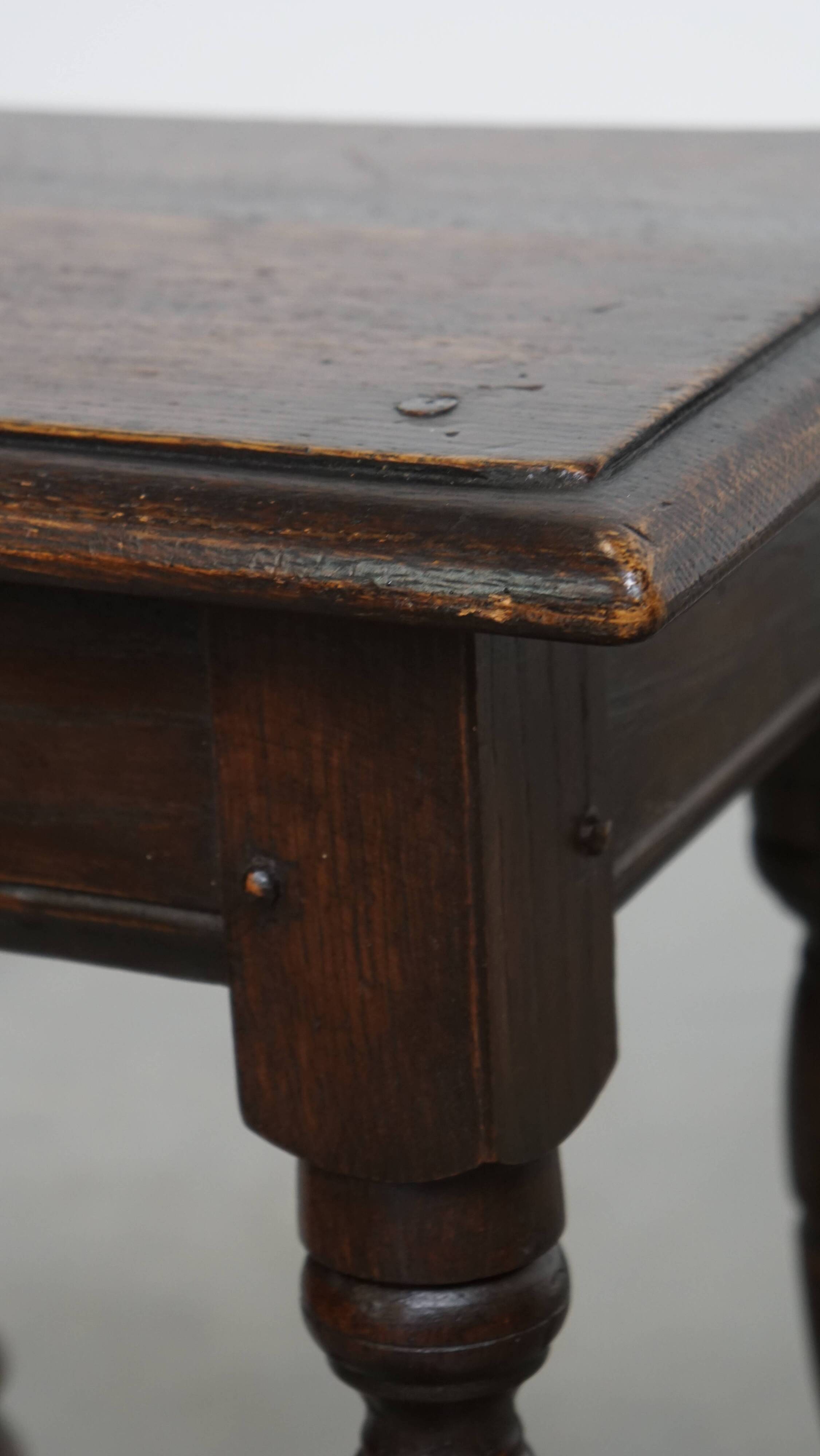 Antique English Stool / Joint Stool / Side Table from the 18th Century