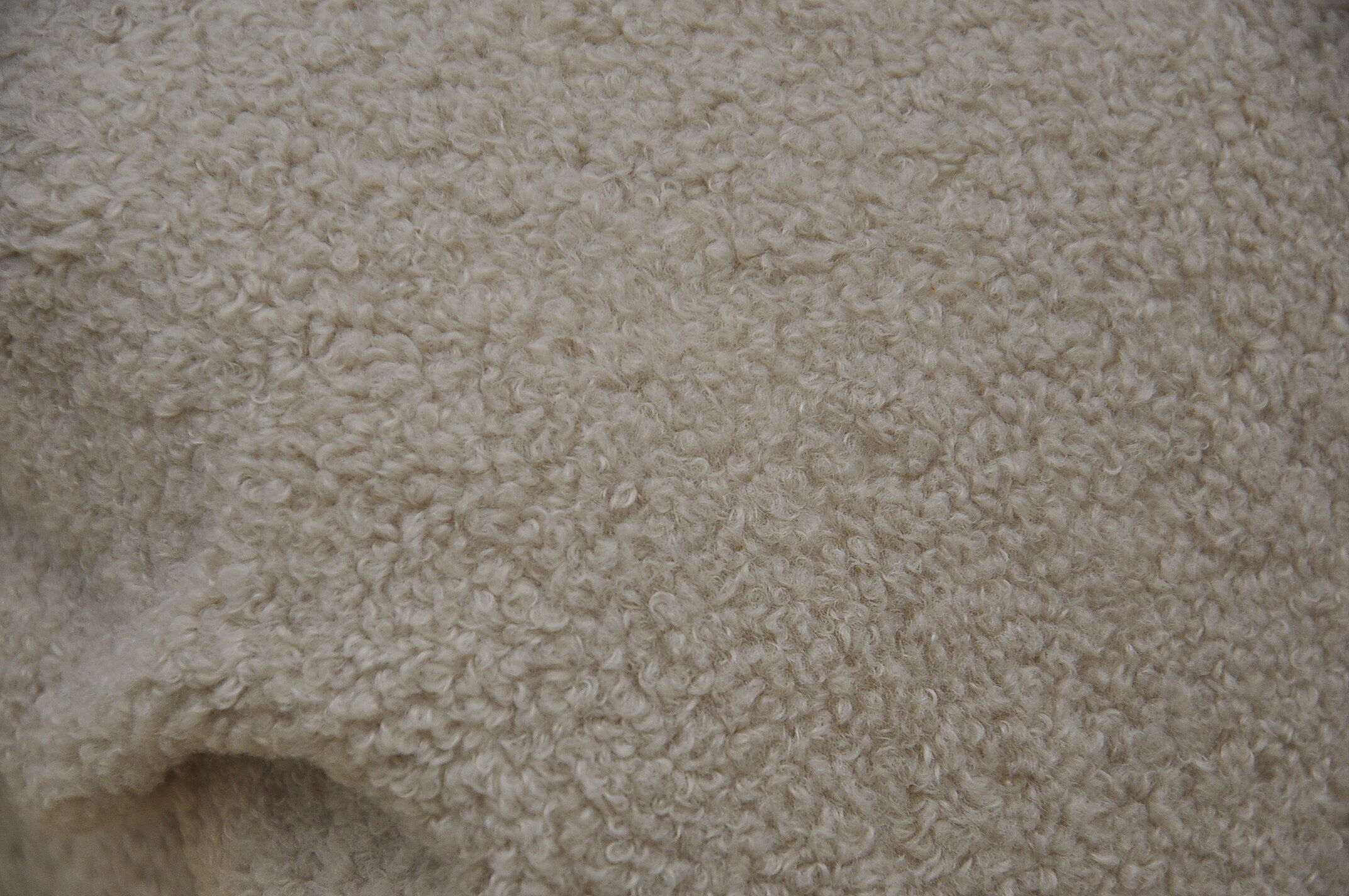 Modular sofa in beige boucle fabric, 1970s