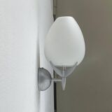 Vintage wall lamp in postmodern Italian glass by Lucente.