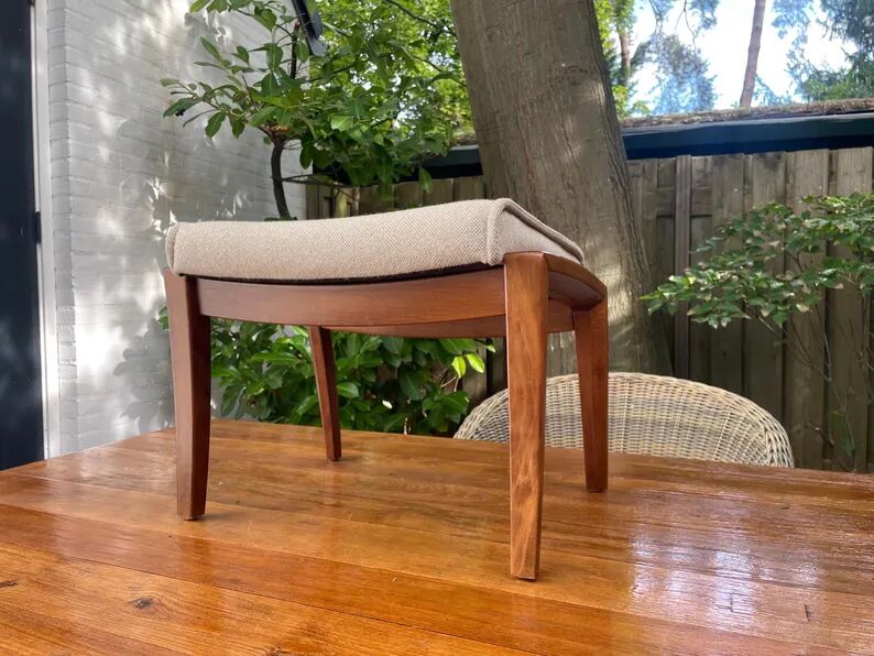 Farstrup Mobler Danish Foot Stool Ottoman Pouffe