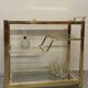 Vintage brass bar service