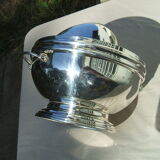 Silver metal soupiere