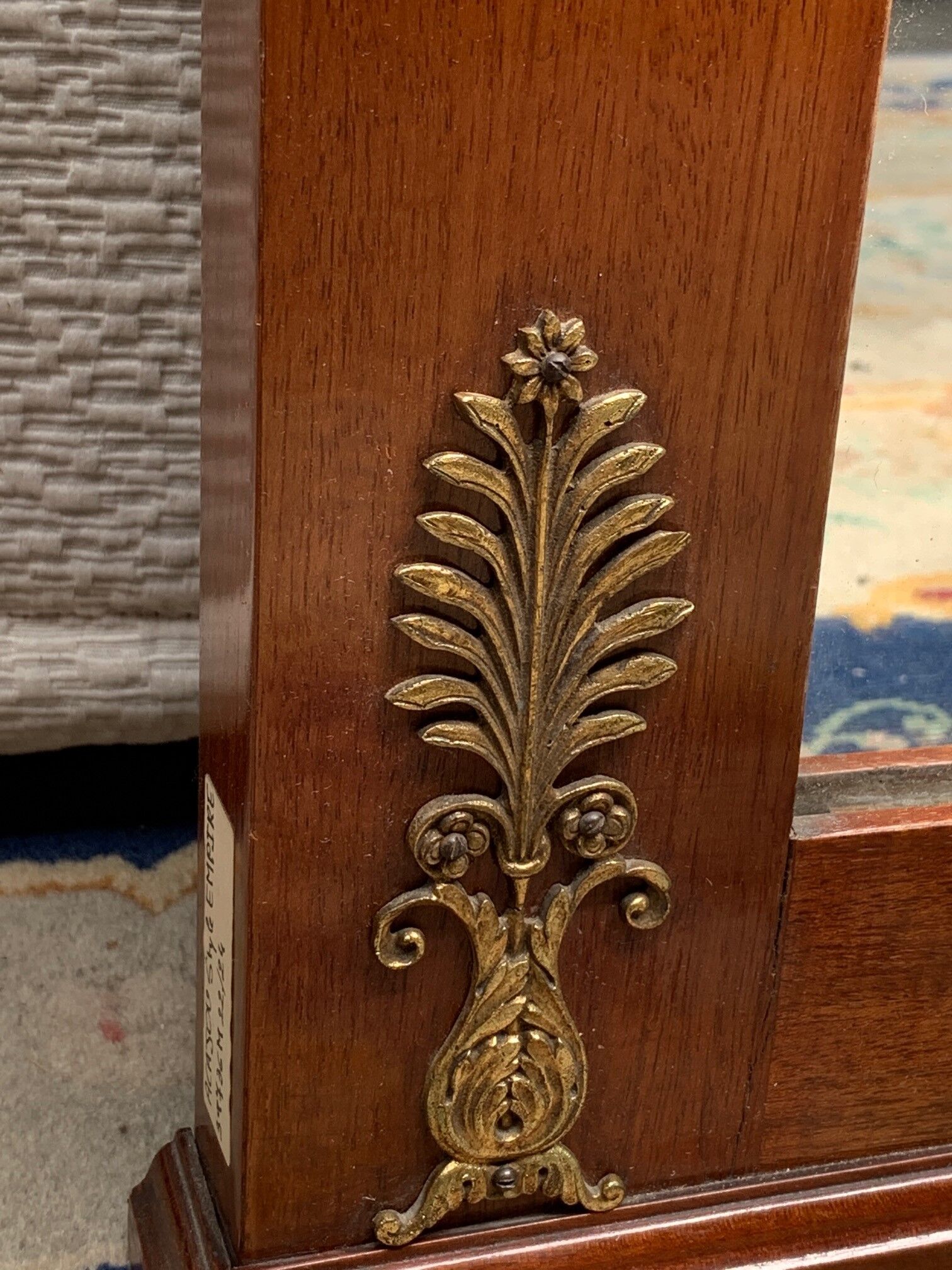 Large Empire style mirror 125x156cm