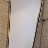 Asymmetrical vintage 50'60 ' free-form mirror, 33x73cm