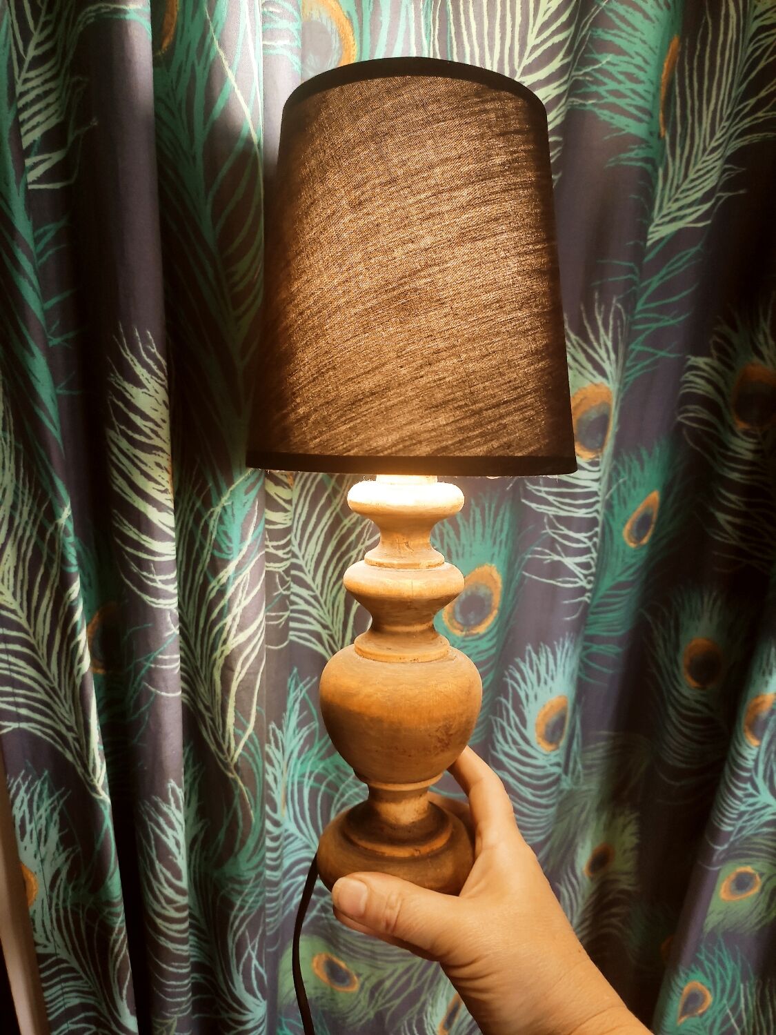 Wooden lamp