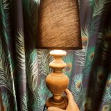 Lampe en bois