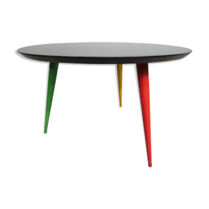 table basse ronde pieds