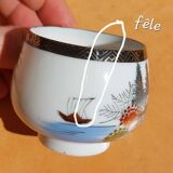 Service à thé et café porcelaine fine chinoise