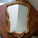 Petit miroir doré classique