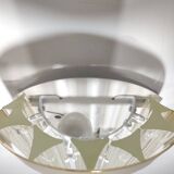 Aplique de pared de cristales. Italia, 1980s.