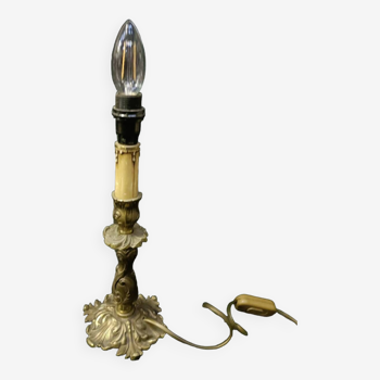 Vintage brass lamp base