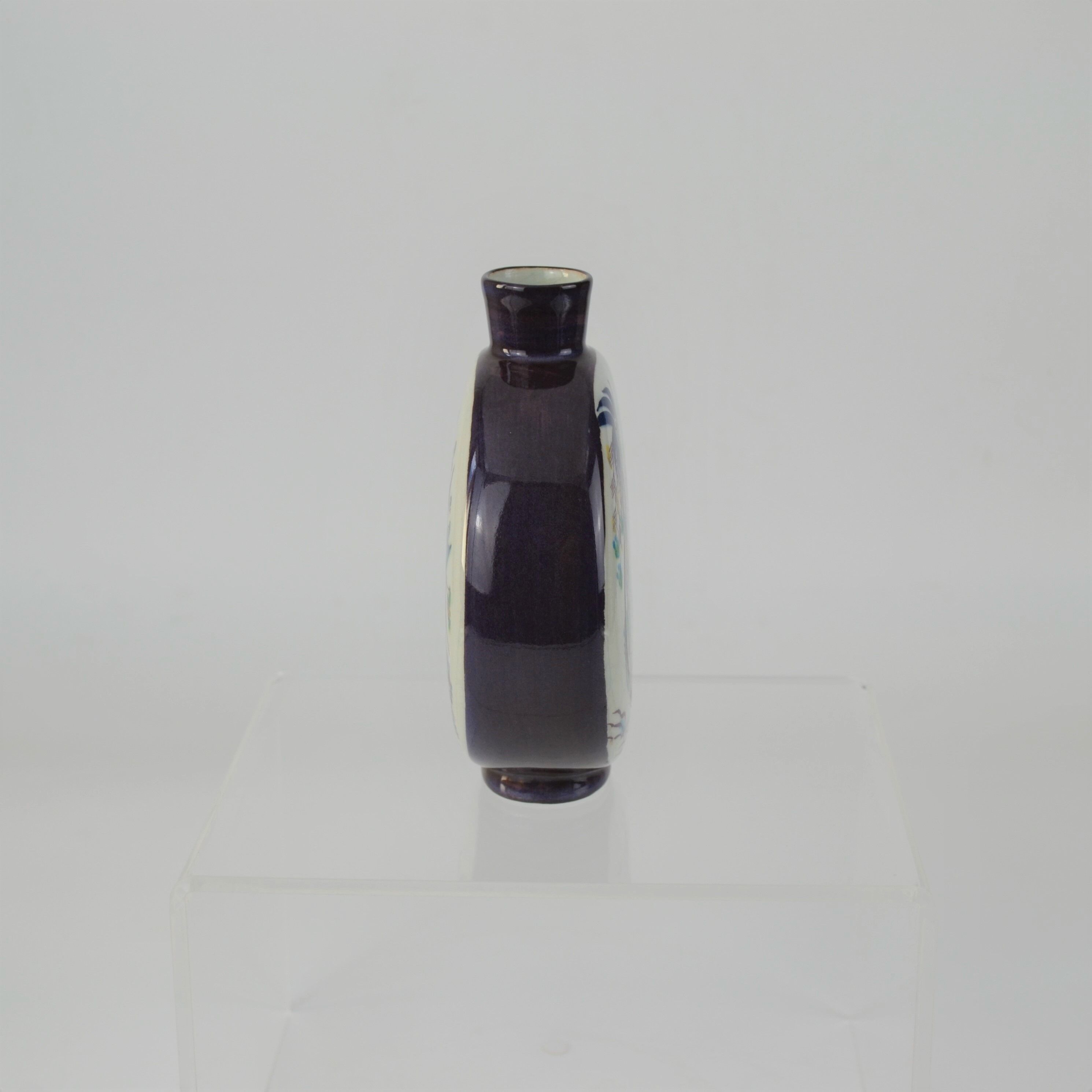 Earthenware bottle from Marianne Johnson's Tenera series for Aluminia