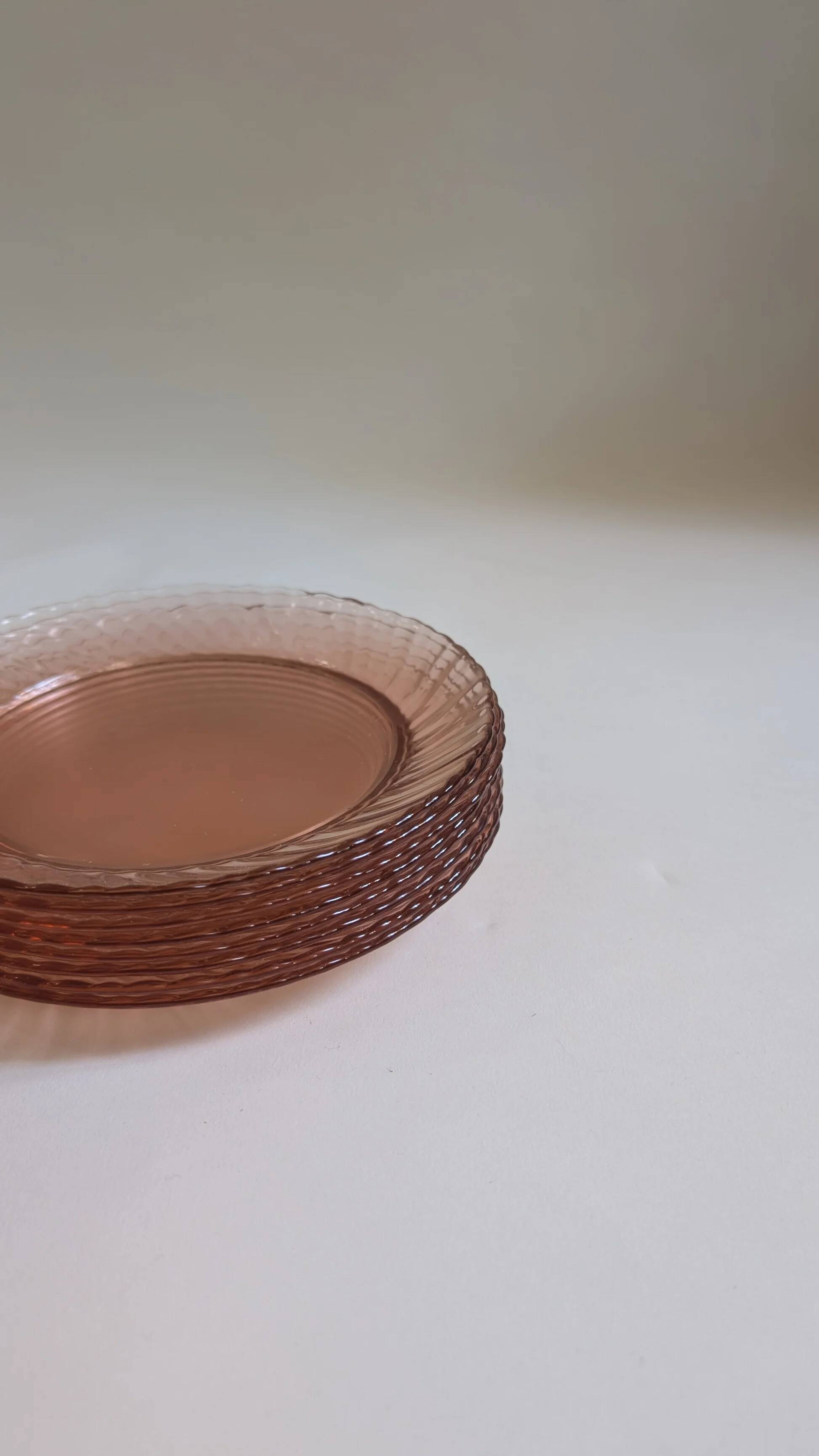 8 Rosaline dessert plates