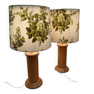 Paire de grandes lampes