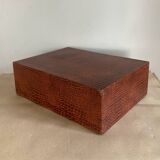 1960s cutlery box with Croco-style coating