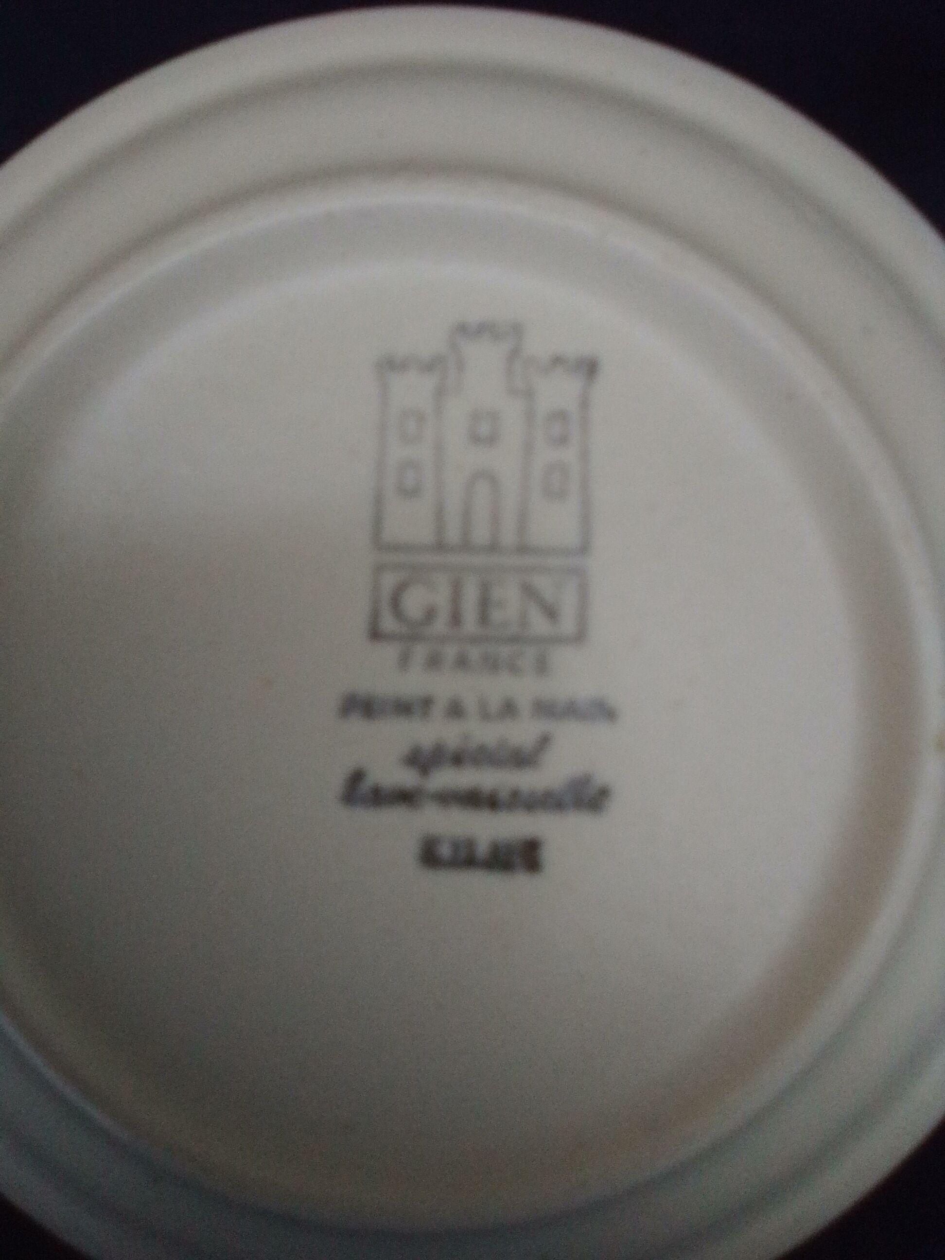 Gien sandstone coffee set coffee maker and 10 cups