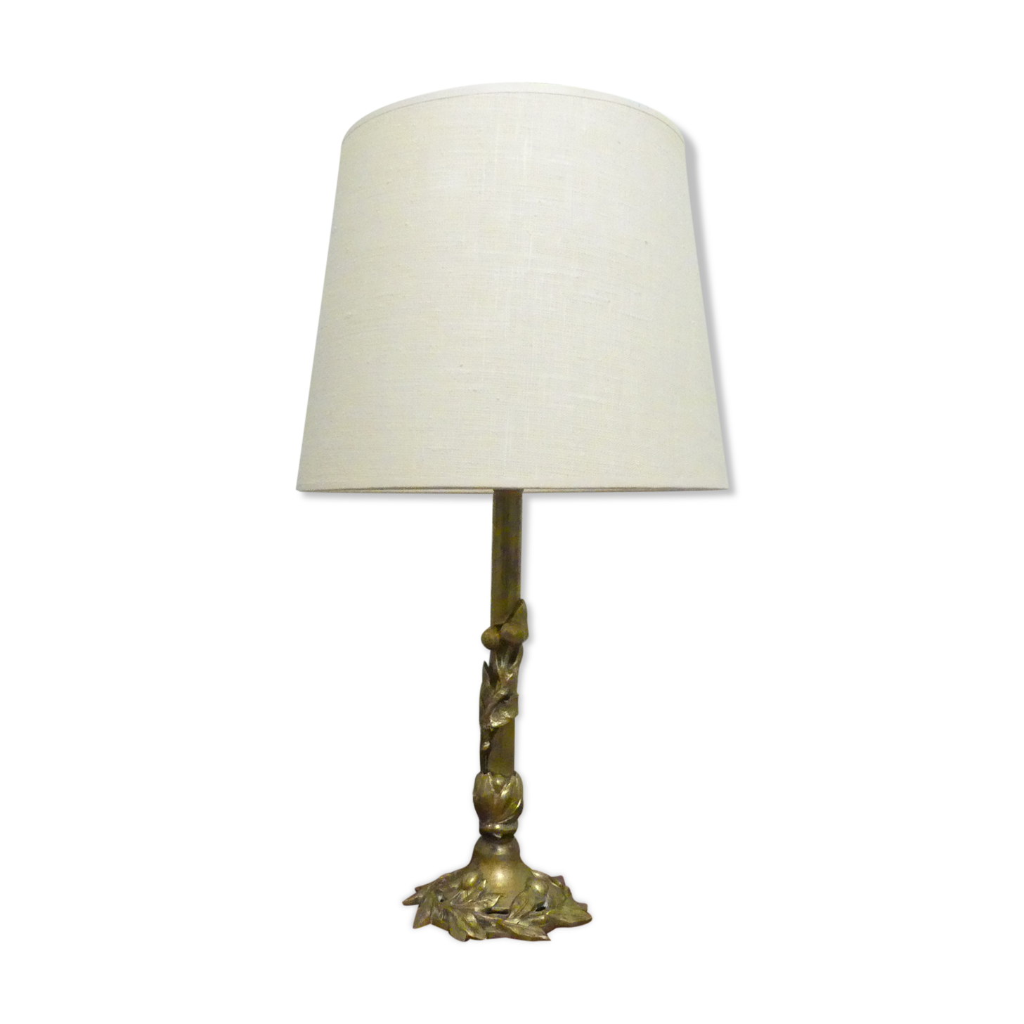 Lamp chiseled bronze art nouveau period nineteenth century