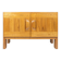 Two-door buffet in solid elm from Maison Regain, c. 1970.