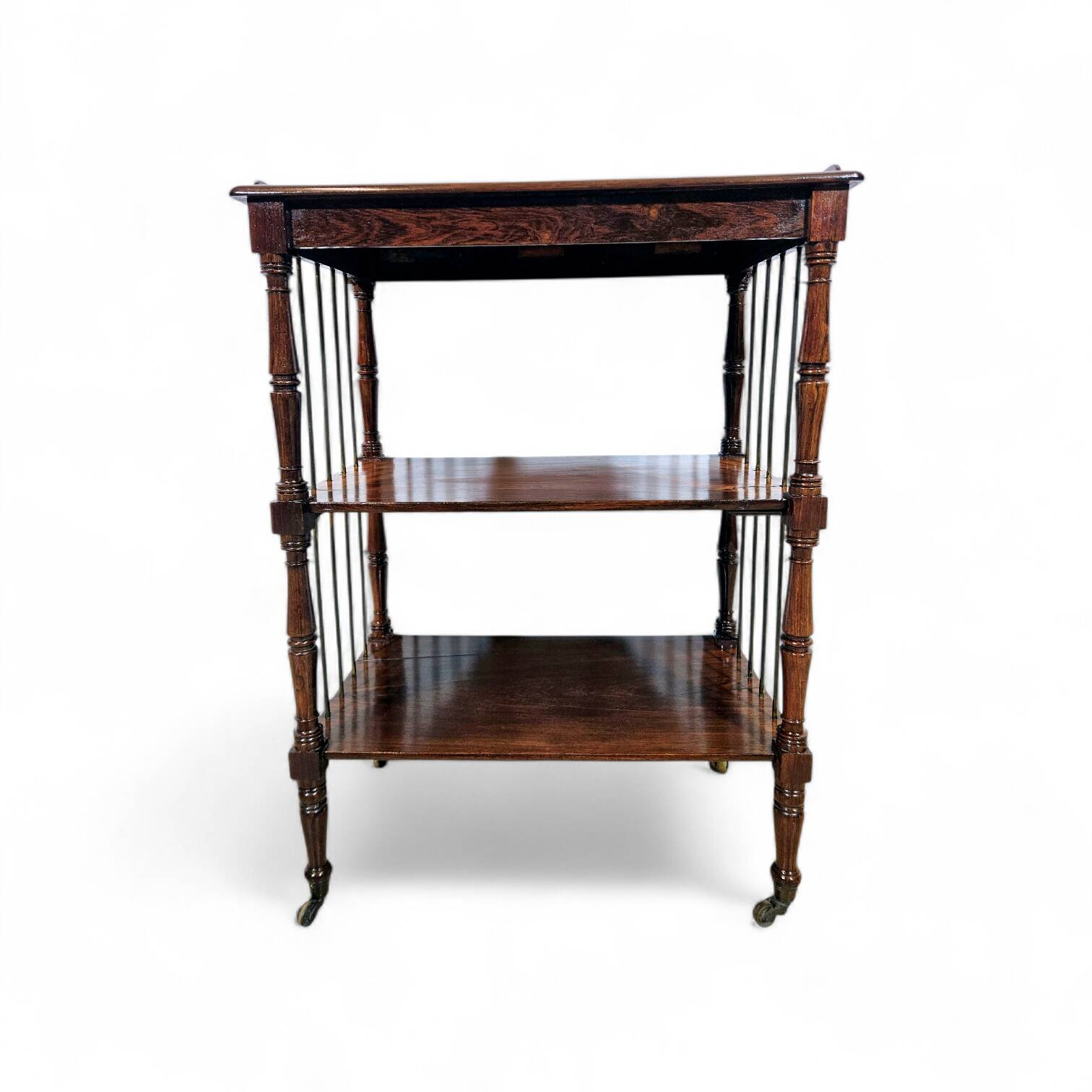 Étagère en polisandre Art Nouveau, début du 20e siècle