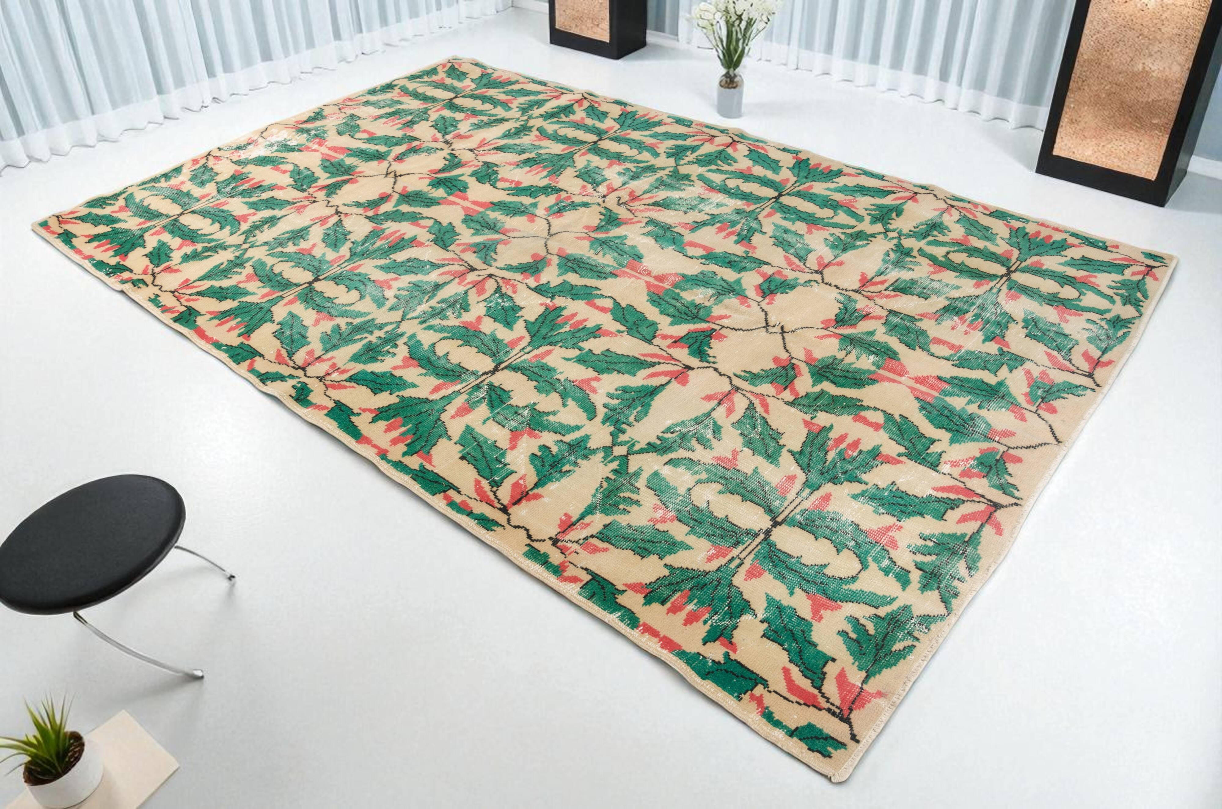 Oversize Oushak Vintage Turkish Rug sku 1102