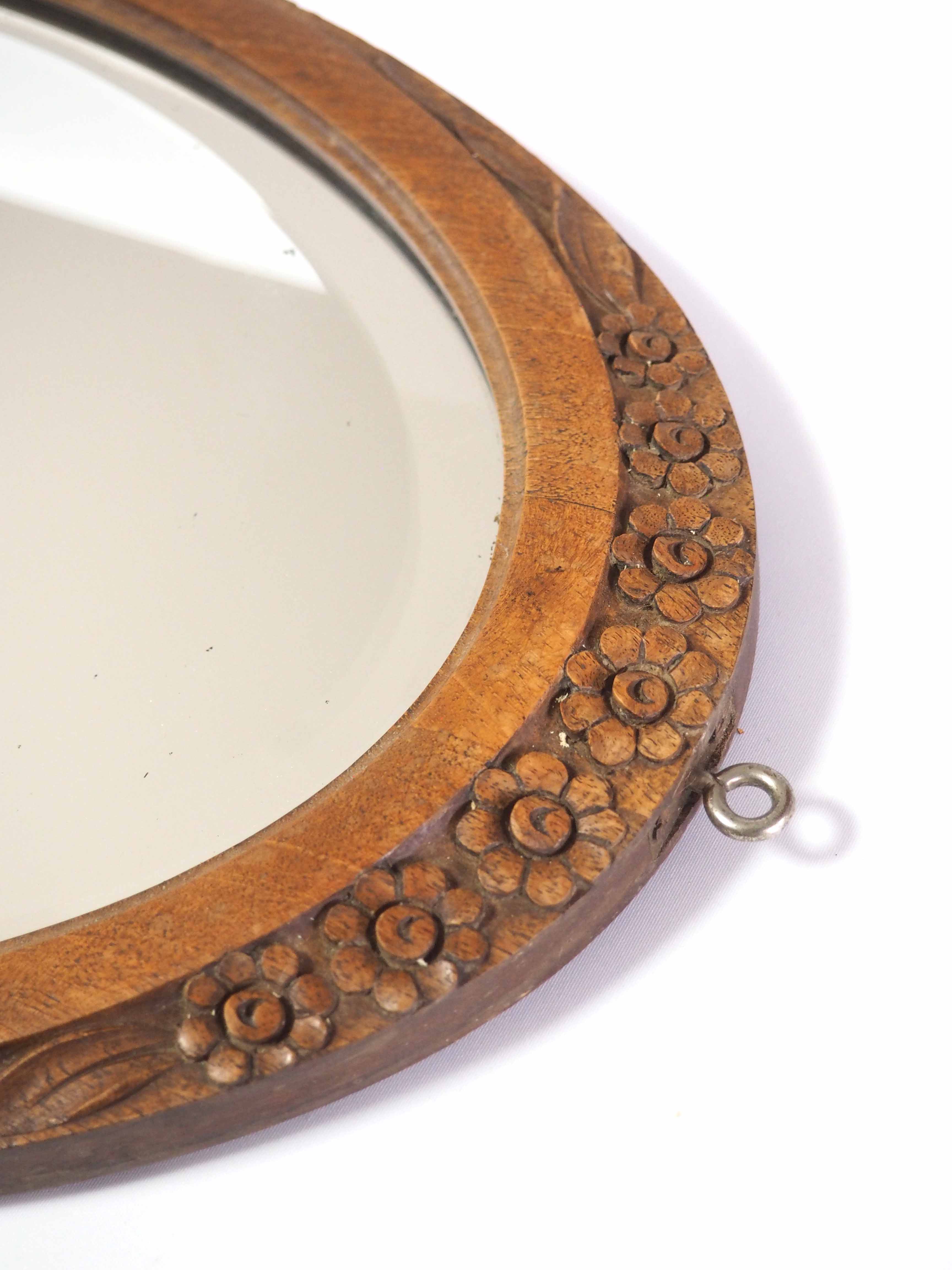 Art Deco beveled mirror