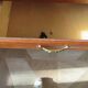 English asymmetrical chest of drawers - Art Deco - Mirror - 2 doors - 5 drawers - Mesh blond oak