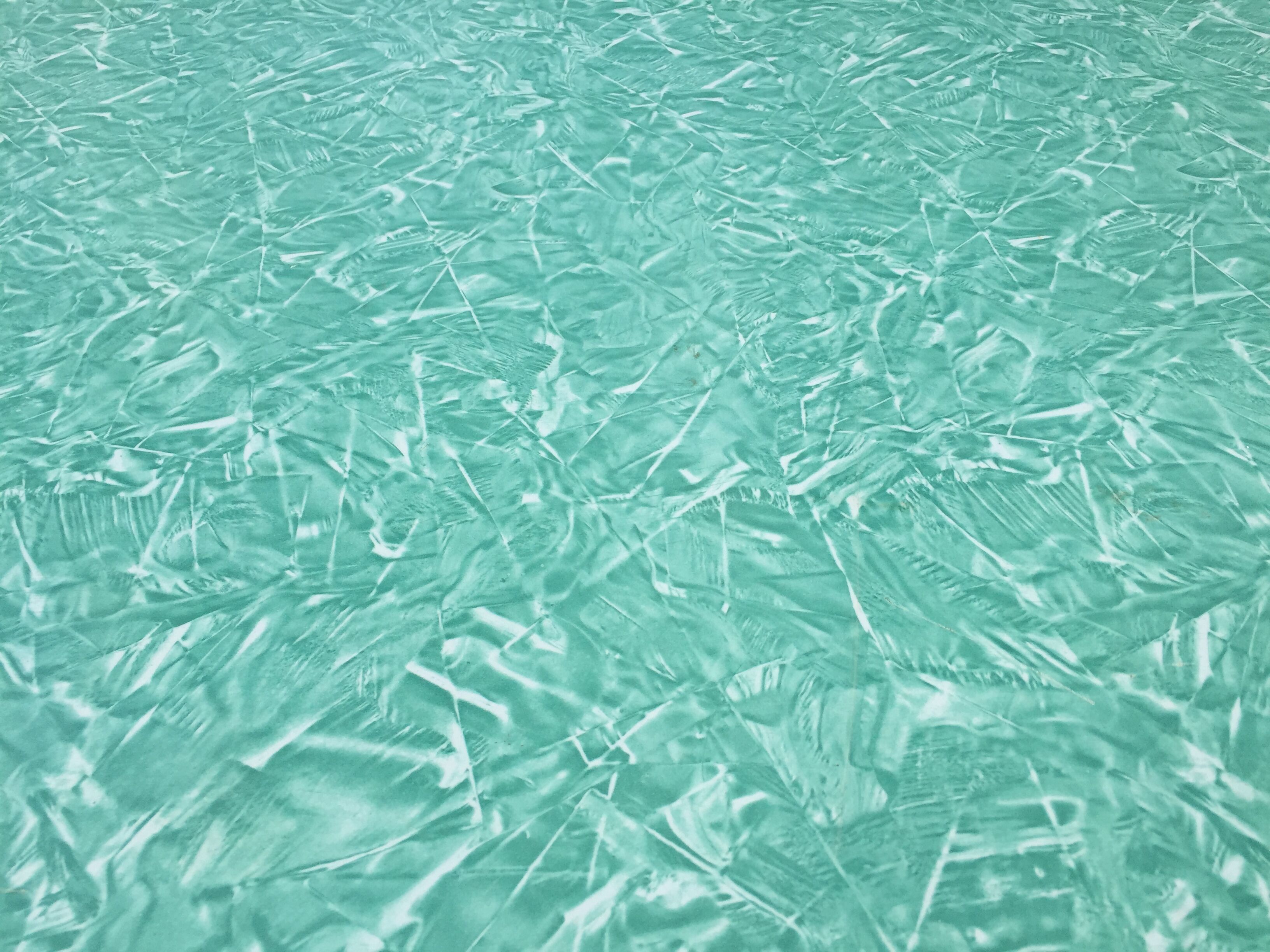 Formica vintage green table and opaline - 6 matching chairs