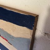 Abstract painting on panel