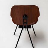 Ensemble de 6 chaises S88 par Osvaldo Borsani pour Tecno, 1956, Italie