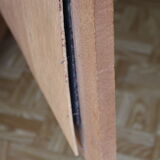 Louis XV style wardrobe in light oak, 3 beveled ice creams