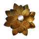 Vintage flower wall lamp