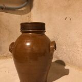 Old vinegar stoneware pot