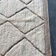 Handwoven natural wool rug size 2/