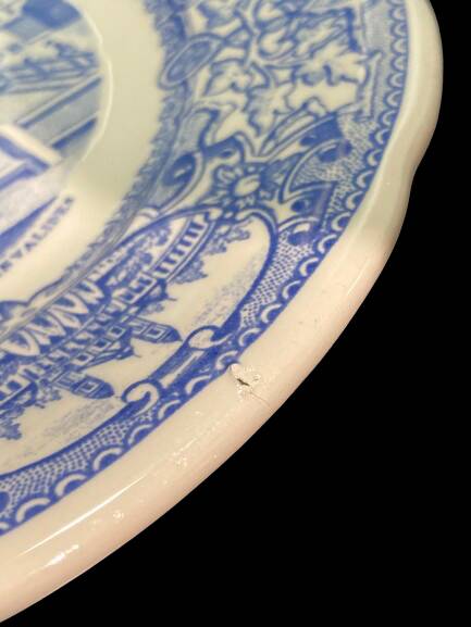 Gien earthenware plate