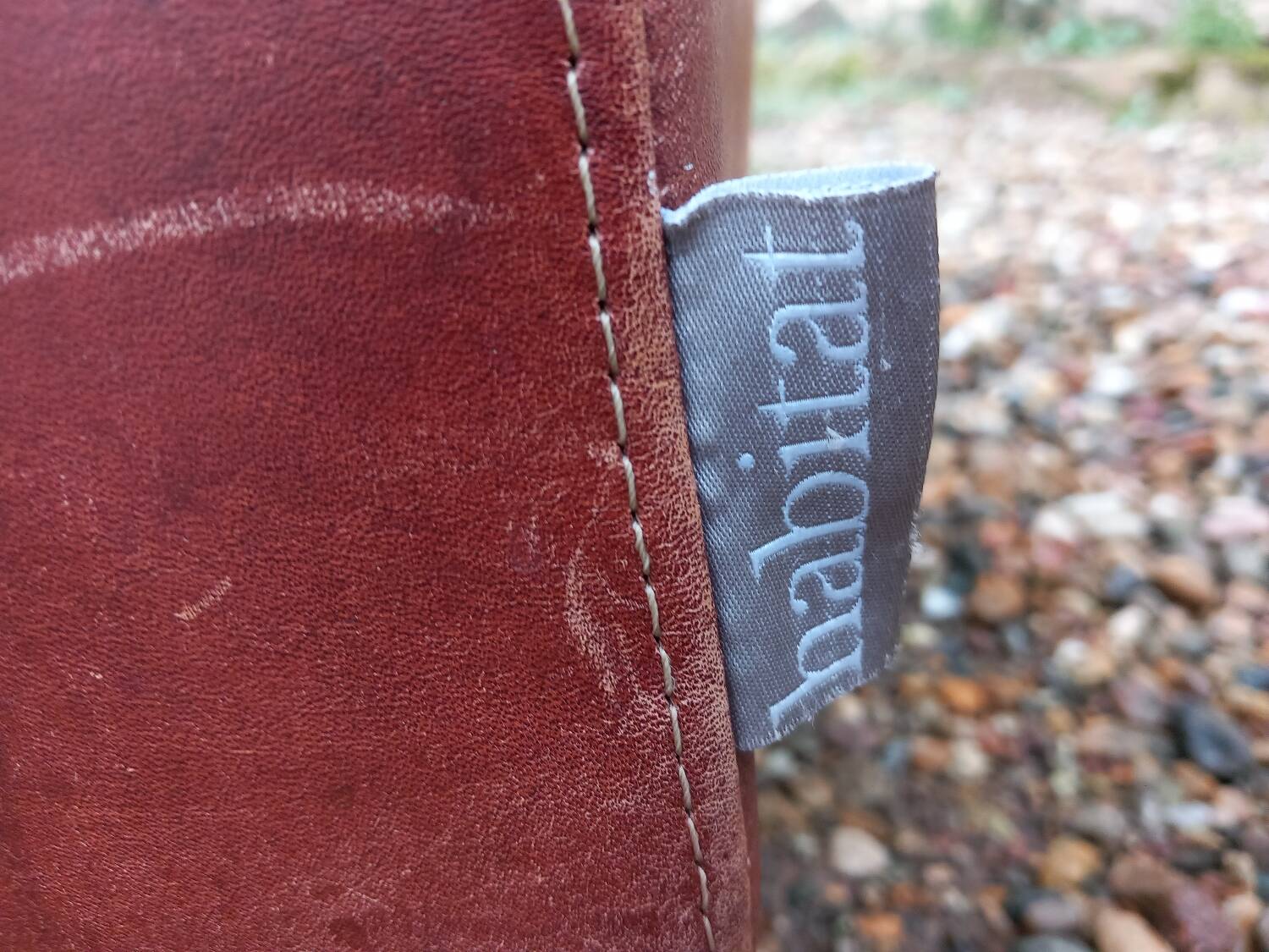 Pair of leather club chairs