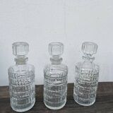 Vintage glass bottles flasks