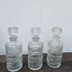 Vintage glass bottles flasks