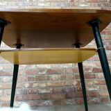 Renovated coffee table with two tops from the 70s