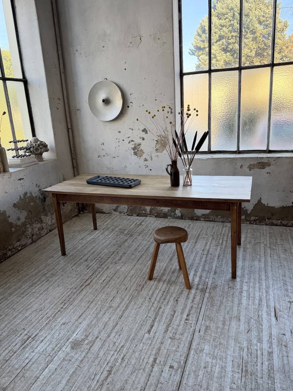 Oak farmhouse table 200cm