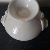 White faience tureen XlXth