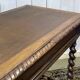 Henry II oak desk table from the early 20th century