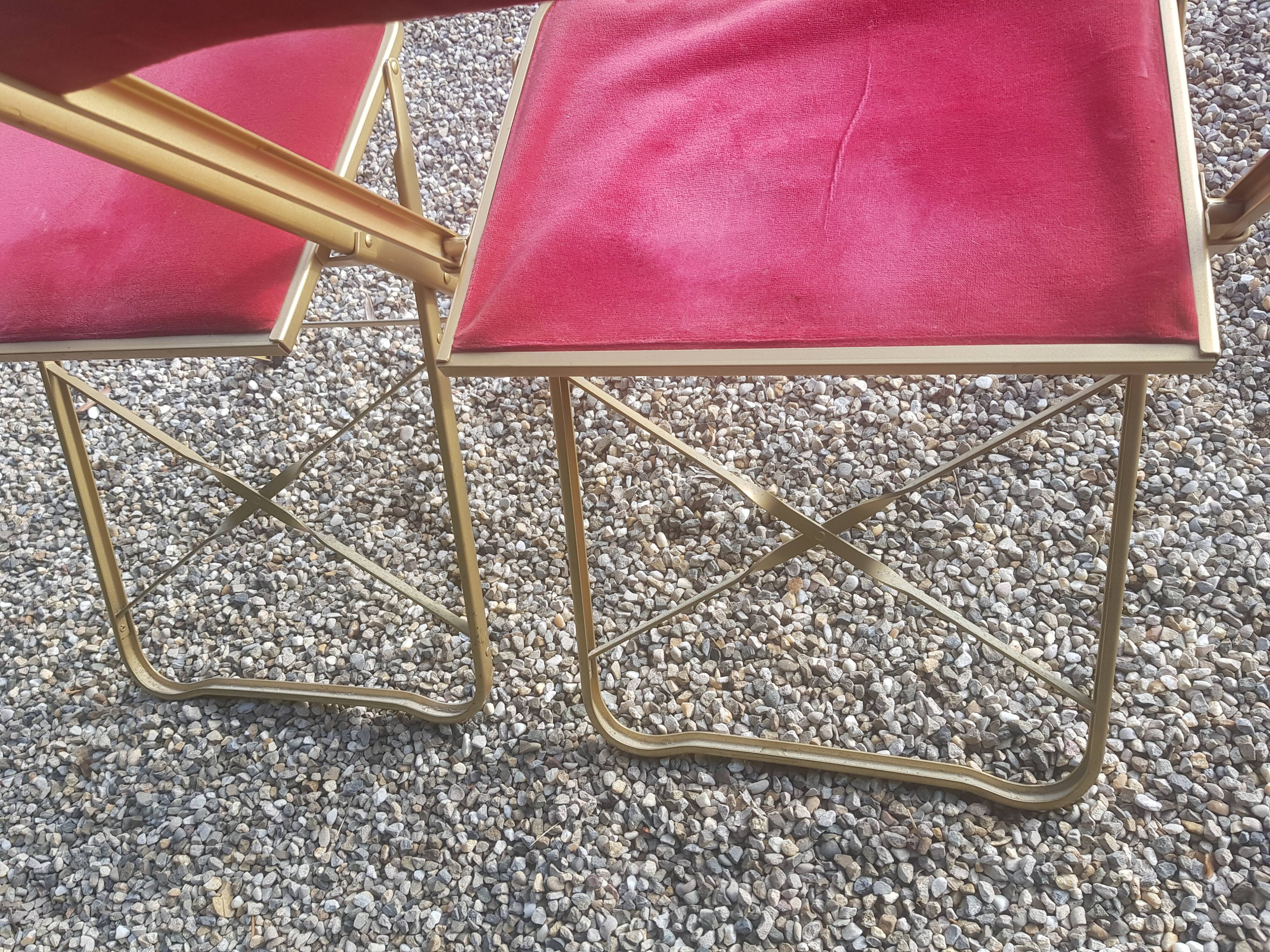 Pair of folding chairs