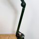 Industrial Green Enamel Adjustable Table Lamp, 1960s